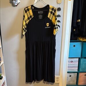 Harry Potter Hufflepuff Black and Yellow Dress